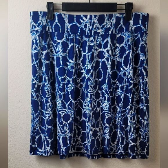 LILLY PULITZER Brenna Skirt in Navy - Picture 1 of 7